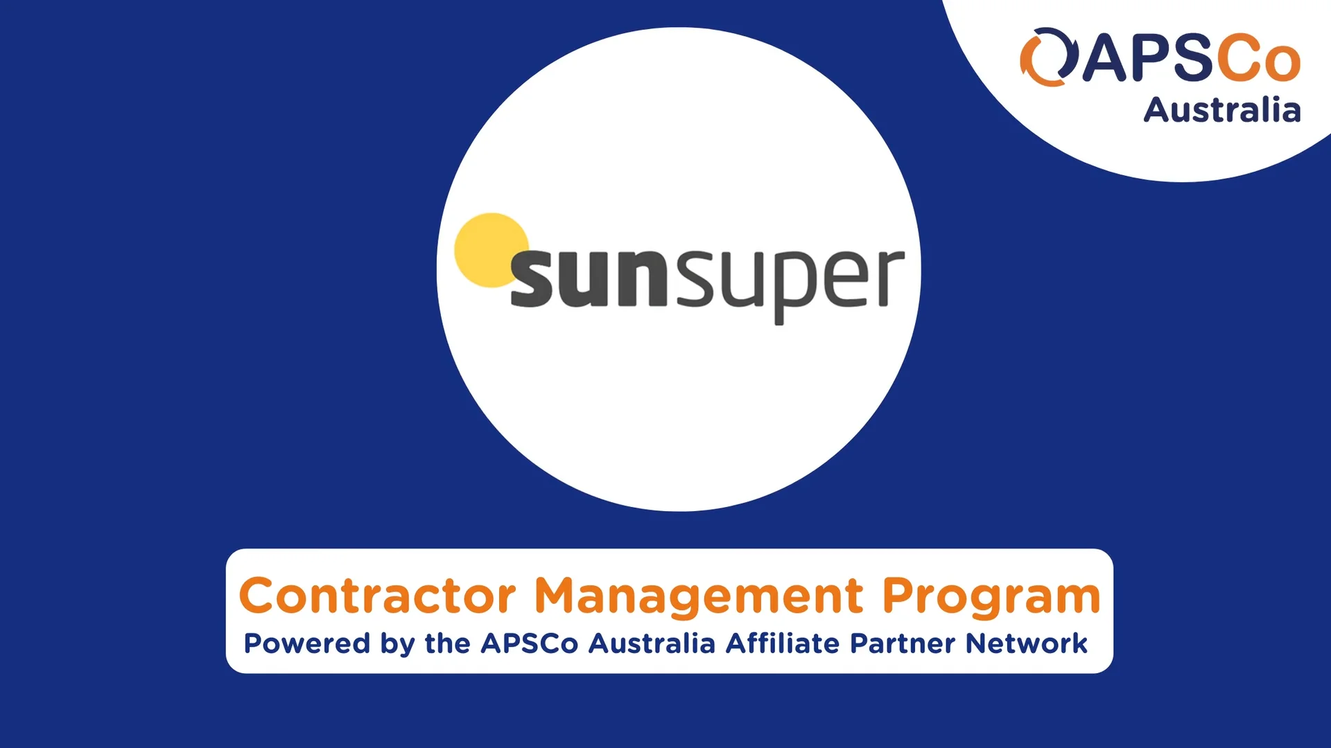 APSCo Contractor Management Service with Sunsuper on Vimeo
