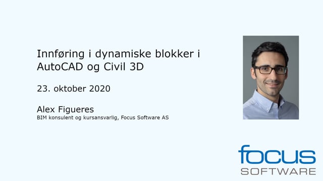 Innføring i dynamiske blokker i AutoCAD og Civil 3D