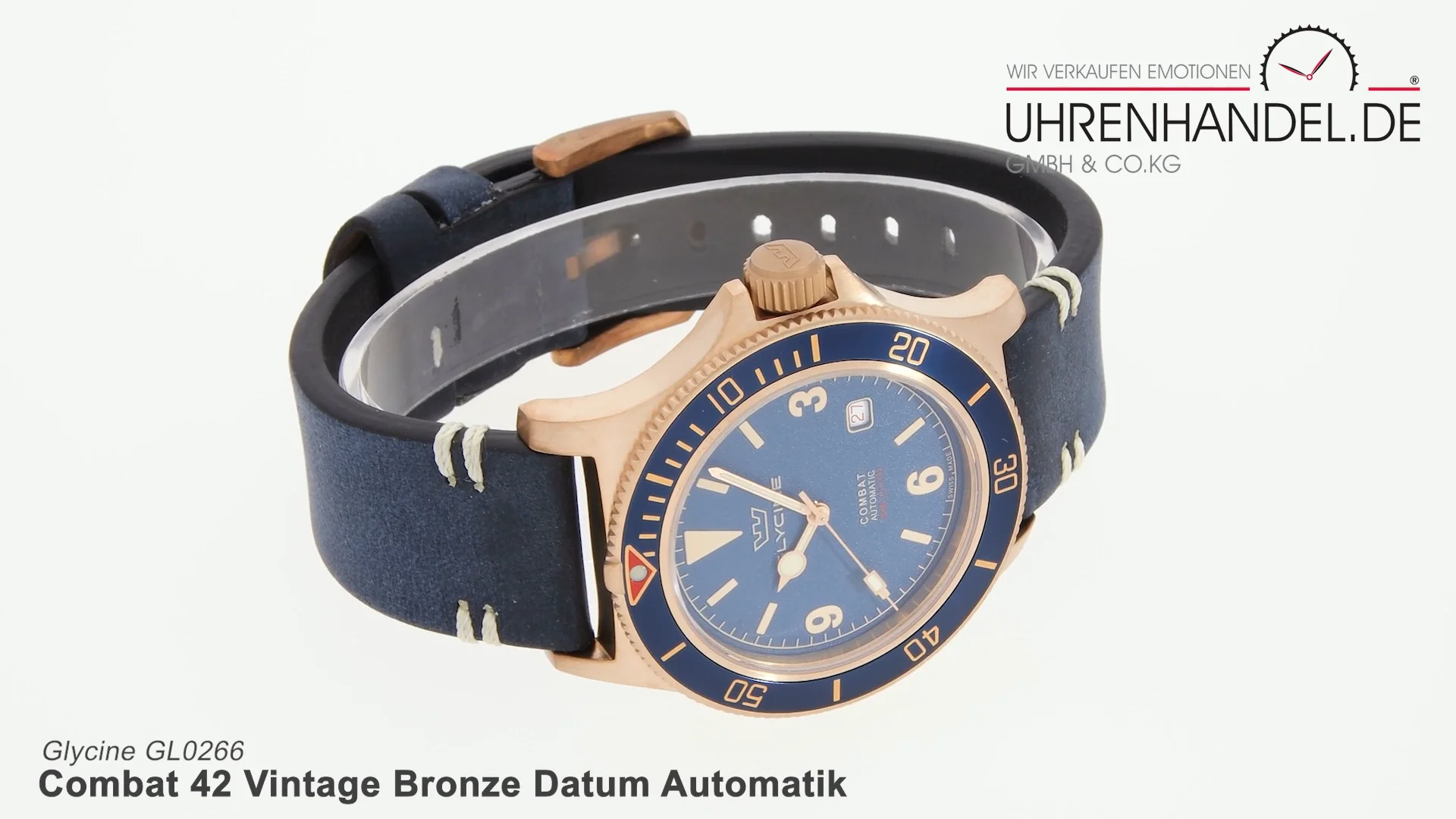 Glycine Combat 42 Vintage Bronze Datum Automatik GL0266