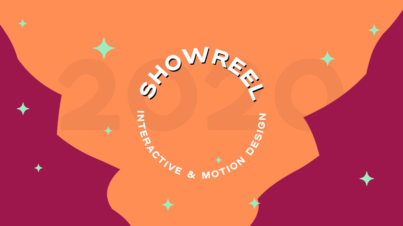 Title screen of the showreel of projects from Philippe Neveu