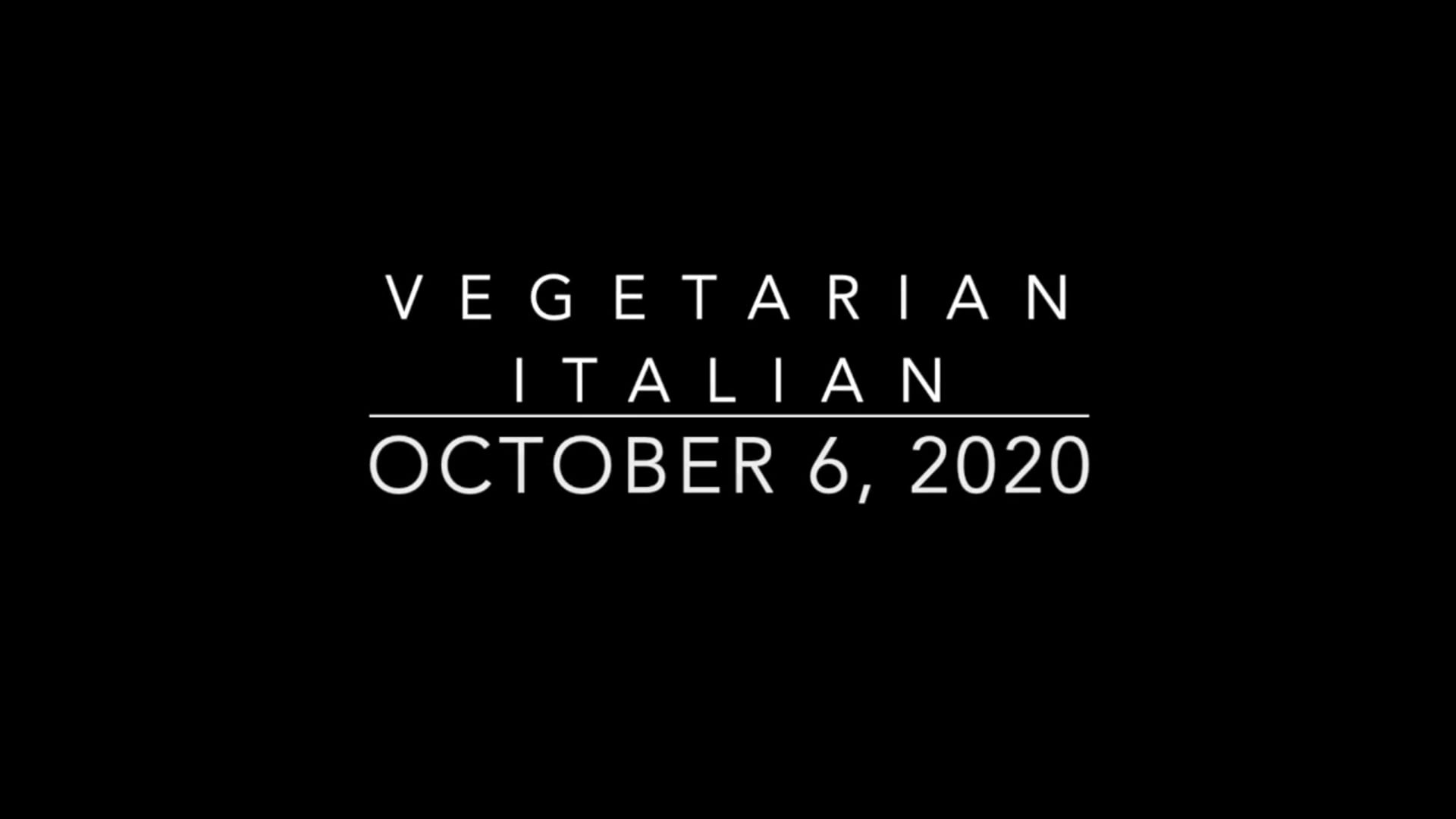 Vegetarian Italian