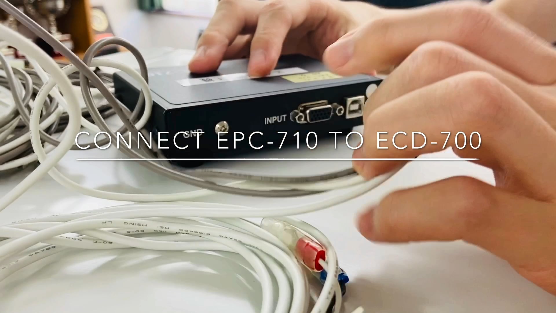 Connect EPC-710 to ECD-700