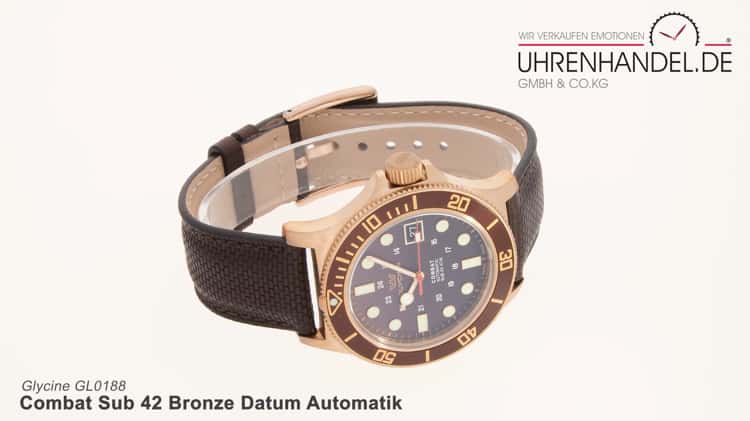 Glycine Combat Sub 42 Bronze Datum Automatik GL0188