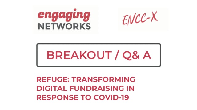 Breakout: Refuge - Transforming Digital Fundraising