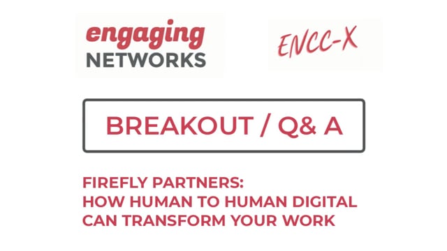 Breakout: Firefly Partners - Human 2 Human Digital