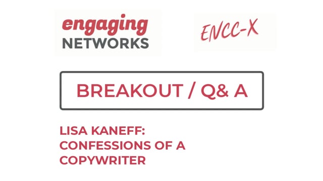 Breakout: Lisa Kaneff - Confessions Of A Copywriter