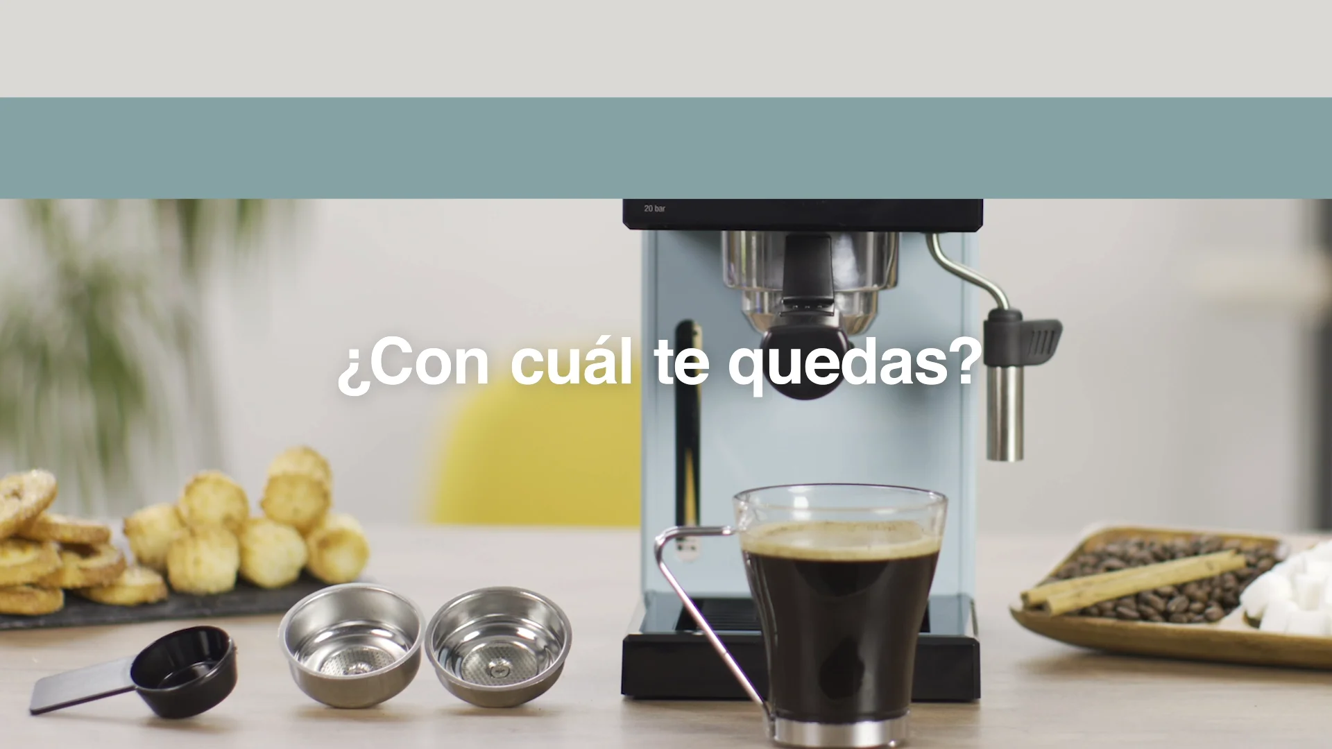 Cafetera espresso Squissita Intelligent 19 Bar de Solac on Vimeo