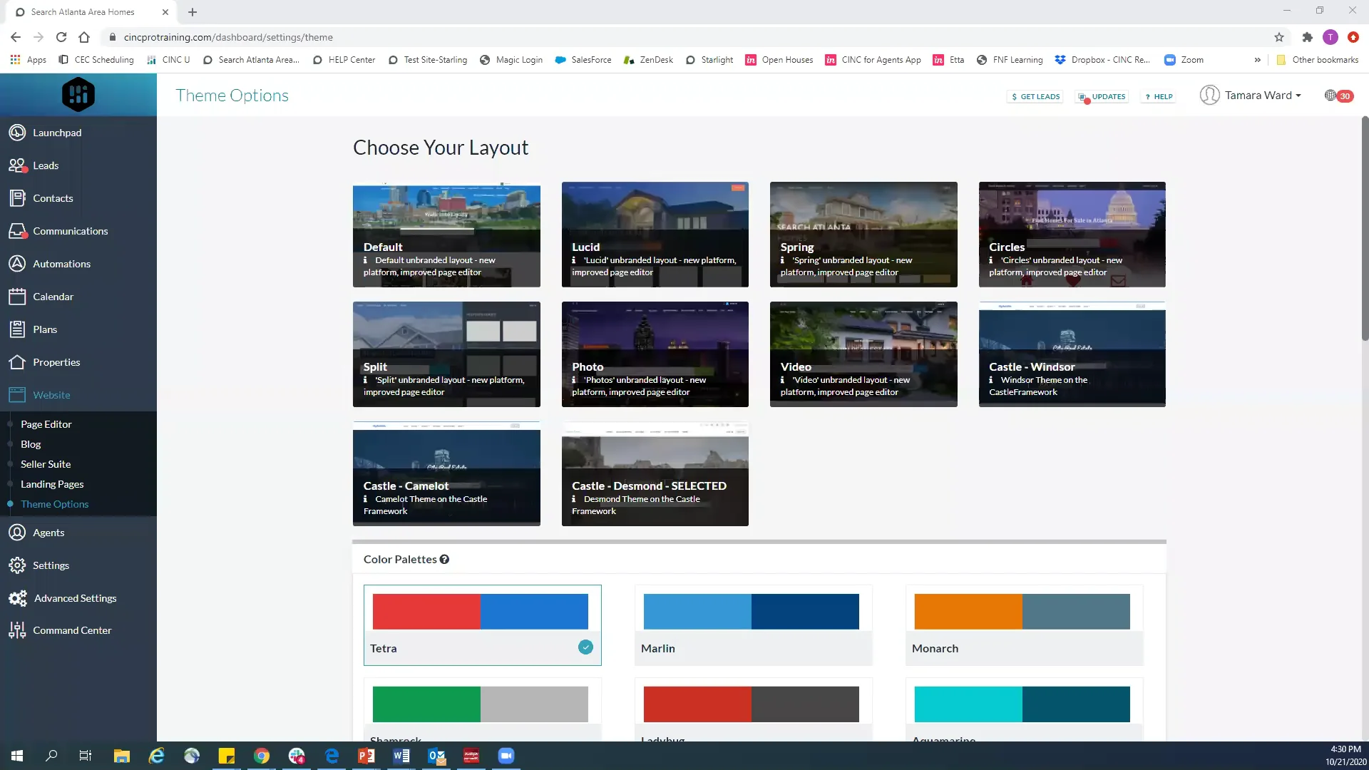 CINC Website Themes on Vimeo