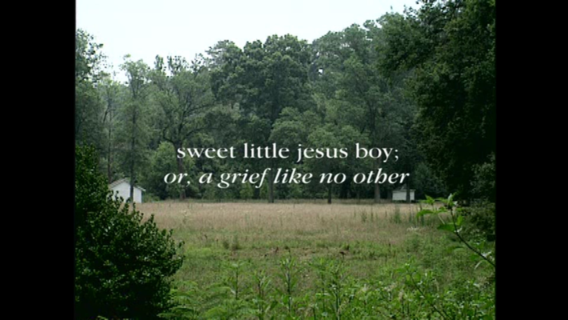 Sweet Little Jesus Boy; or, a grief like no other (2002)