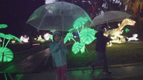 Magical Garden - Family in the Rain