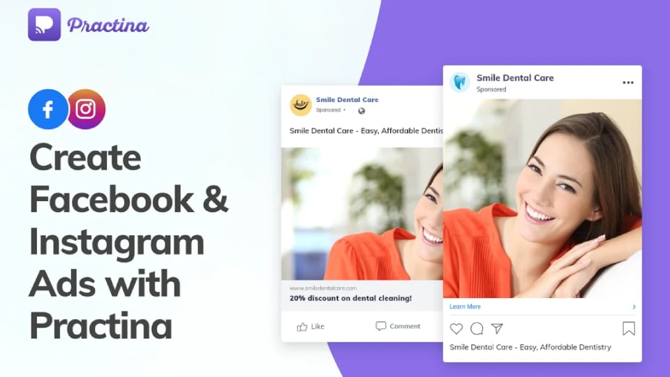 Create Facebook & Instagram Ads with Practina