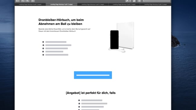 3. Bestandteile einer Landing Page