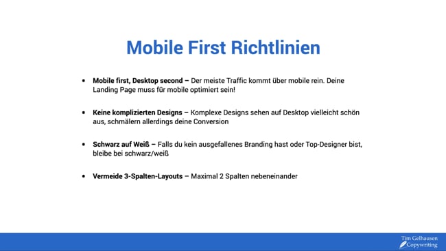 2. Vorbereitungen treffen