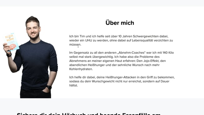 5. Autorenbox und Call to Action