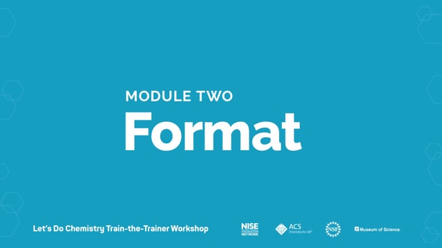 Let’s Do Chemistry Train-the-Trainer Workshop - Module 2: Format Strategies video