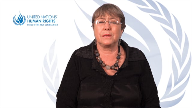 High Commissioner’s video message on the UN Guidance Note on civic space (28 October 2020)