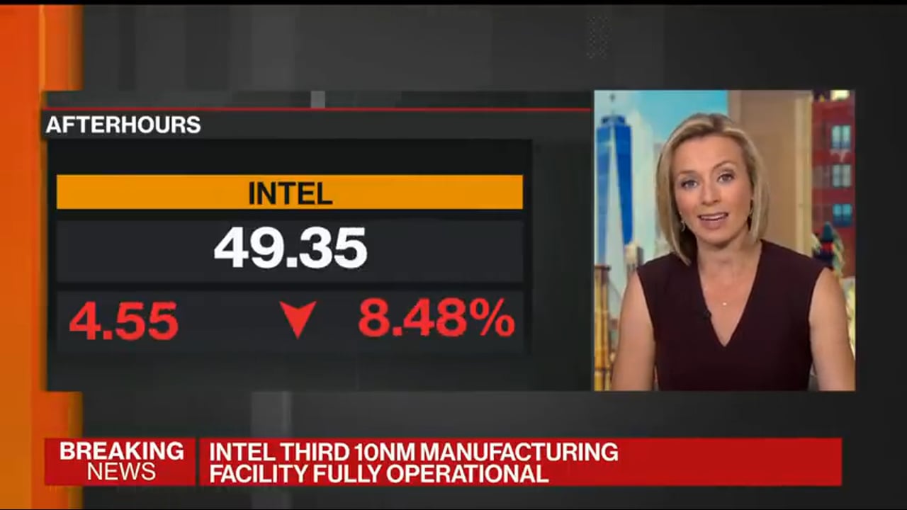 Intel stocks plunge 8% as they can’t keep up with competitors