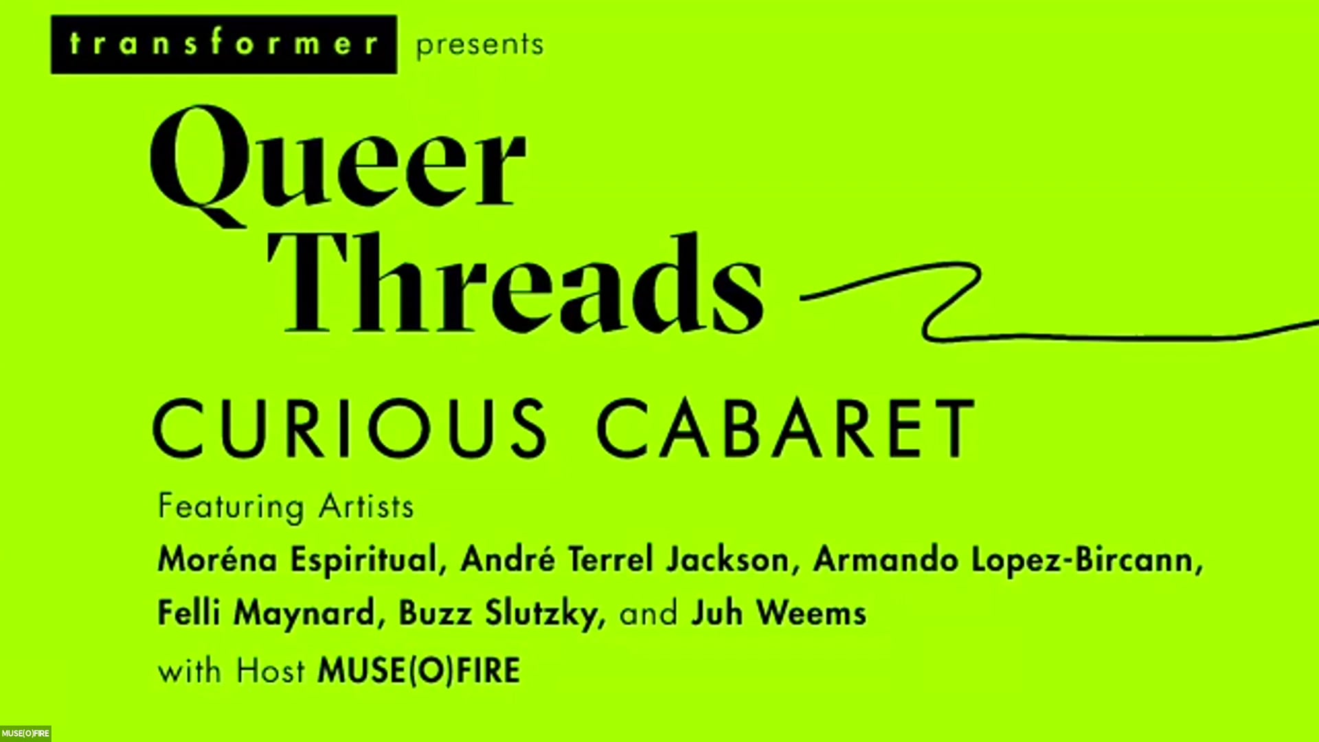 Queer Threads: Curious Cabaret