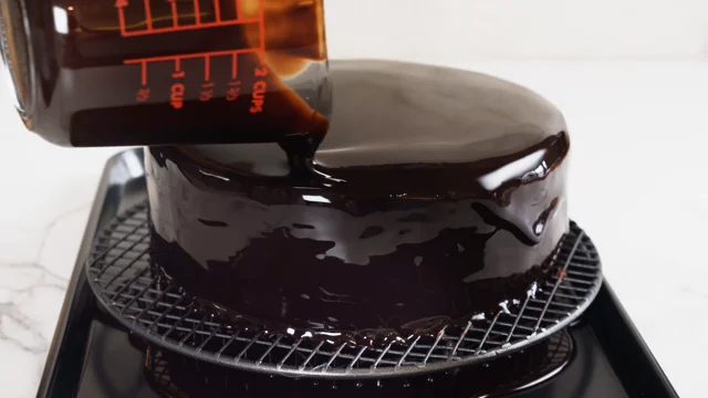 How to Make Mirror Glaze Cakes - Baking with Blondie