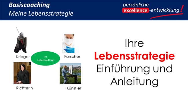 Aufbau Lebensstrategie: Vorbereitung und Theorie