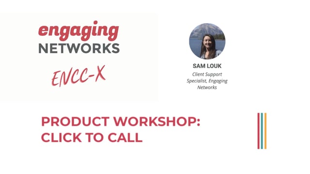 Product Workshop: Click To Call