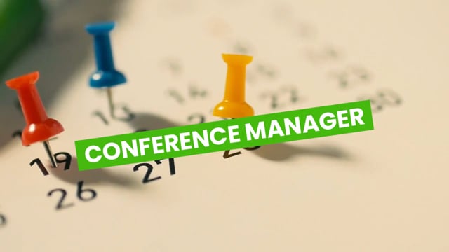 Conference manager video 3