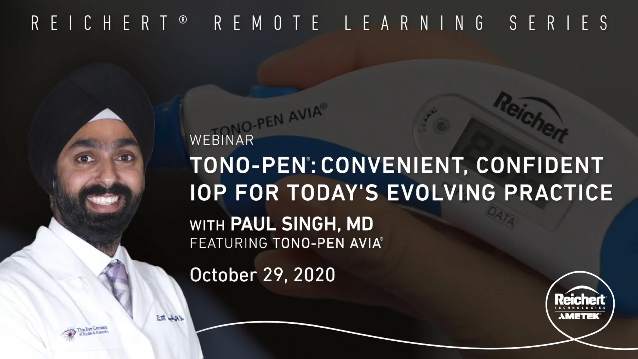 Tono-Pen AVIA® by Reichert® - Now with Quick-Tap™ Measurement Mode