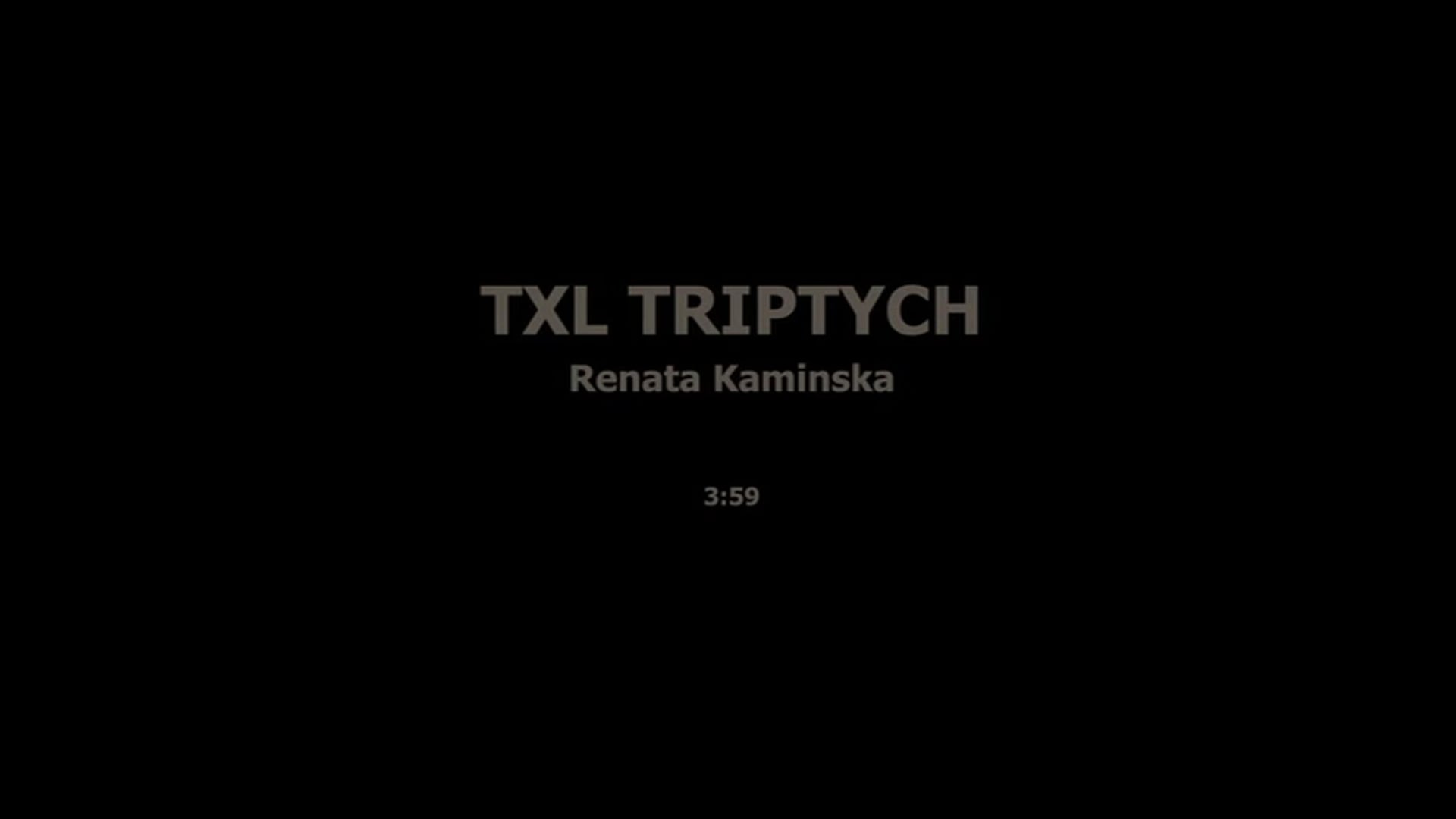 TXL TRIPTYCH - RENATA KAMINSKA