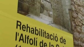 Les obres a l'Alfolí de la sal