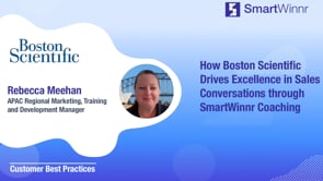 How Boston Scientific uses SmartWinnr video coaching to