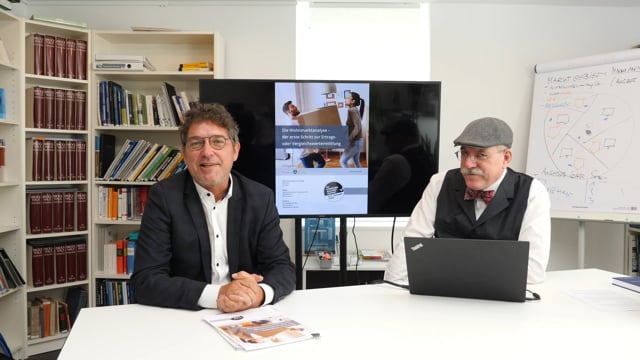 Die Wohnmarktanalyse beim Kunden erklären