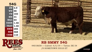 Lot #54G - RB SAMMY 54G