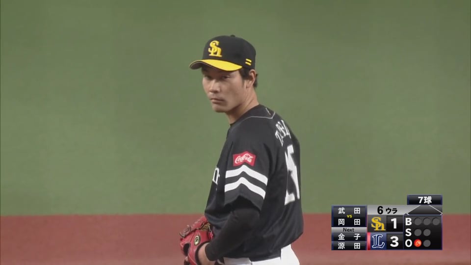 【6回裏】ホークス・武田 1回を無失点に抑える好投を見せる!! 2020/11/1 L-H