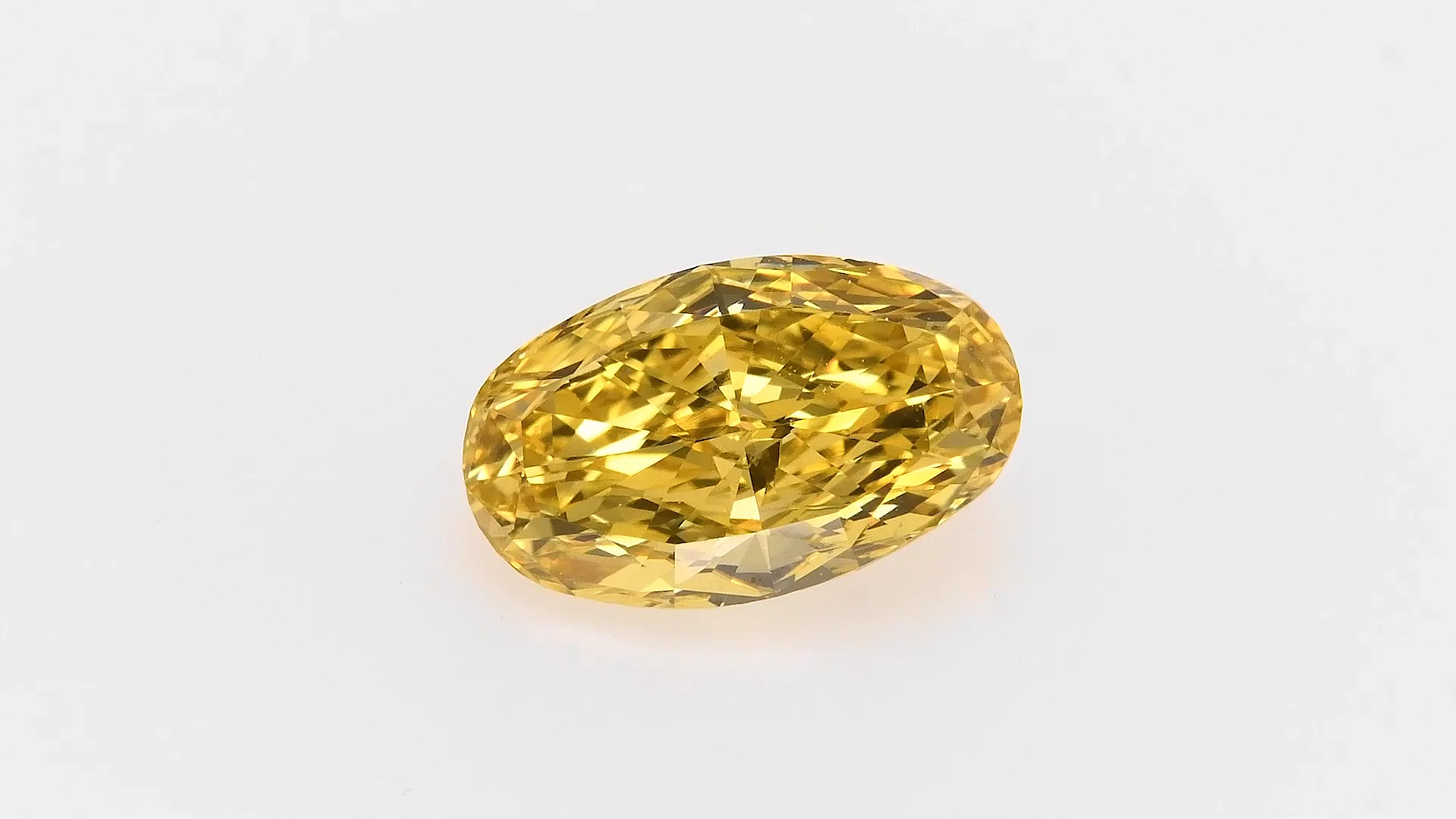 2.10 carat, Fancy Vivid Yellow Diamond, Radiant Shape, SI2