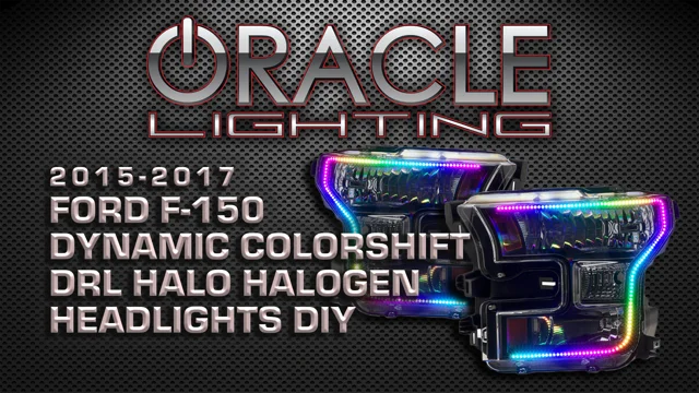 2015-2017 Ford F-150 ORACLE Dynamic ColorSHIFT Headlight DRL Halo for  Halogen Headlights DIY