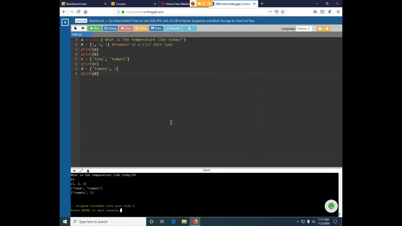 Lists in Python - BB Collab-recording on Vimeo