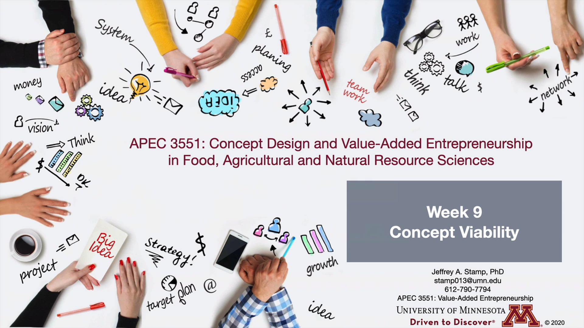 APEC 3551 F20 Viability Week 9 Video 1