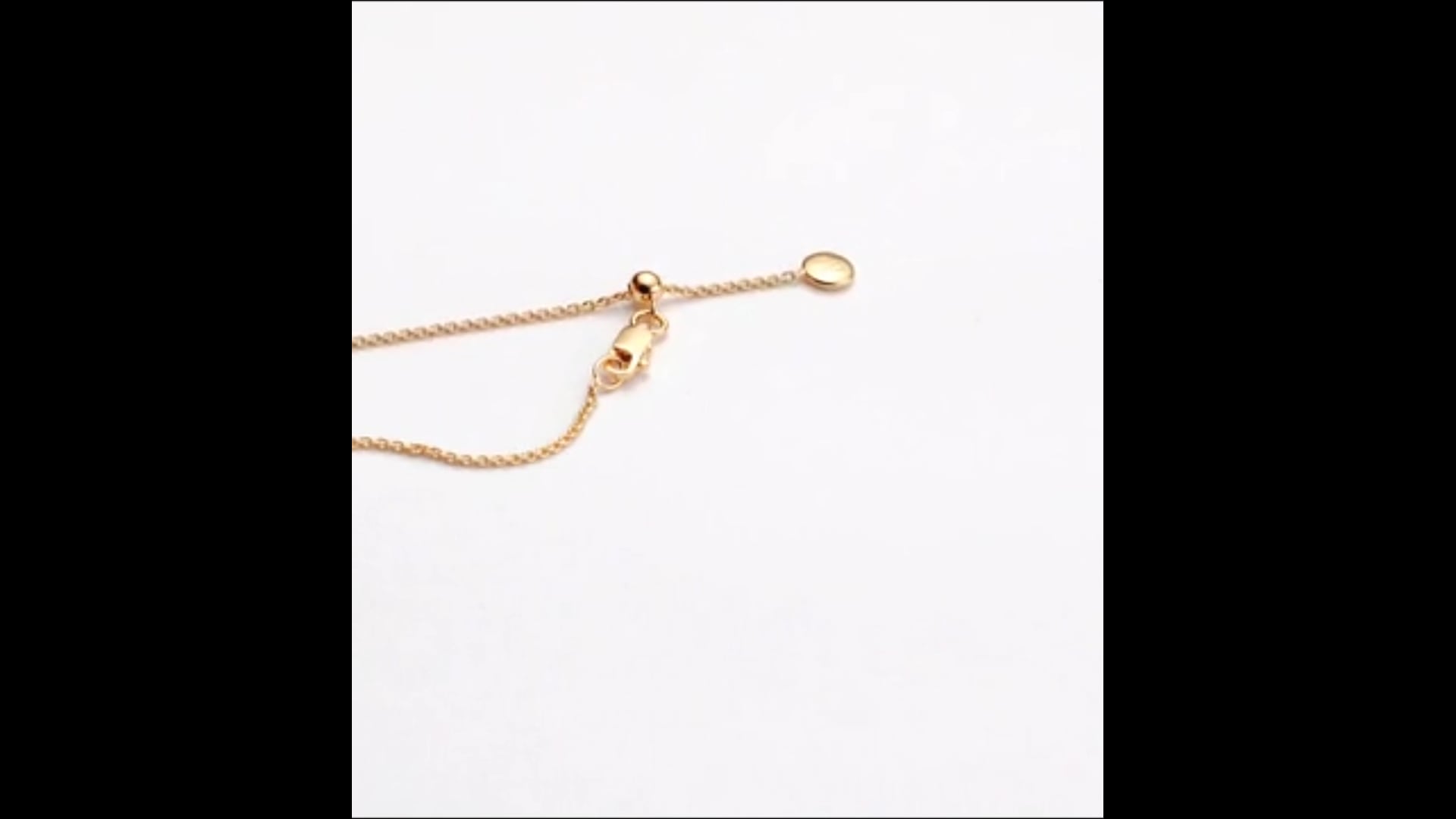 Carabiner Lock Necklace | Gold Vermeil - 18 inch Adjustable to 16, 15 and 14 18K Yellow Gold