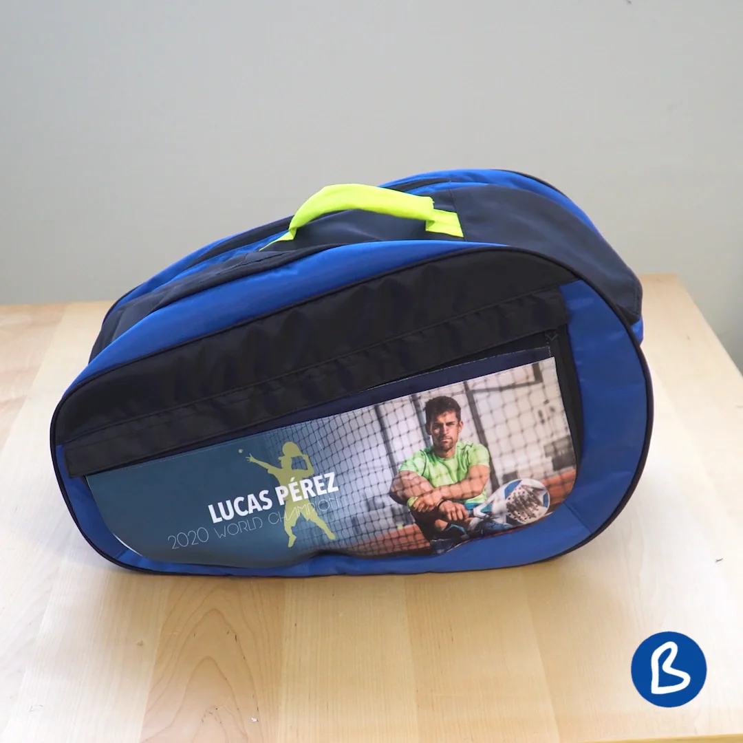 Paleteros de pádel con solapa sublimable BRILDOR ®