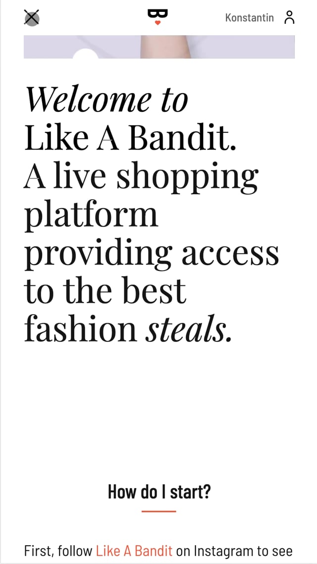Like a bandit