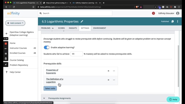 Edfinity Adaptive Learning: Personalized support for every student – Help  Center