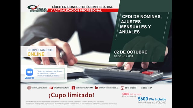 Módulo V. CFDI DE NÓMINAS, AJUSTES MENSUALES Y ANUALES