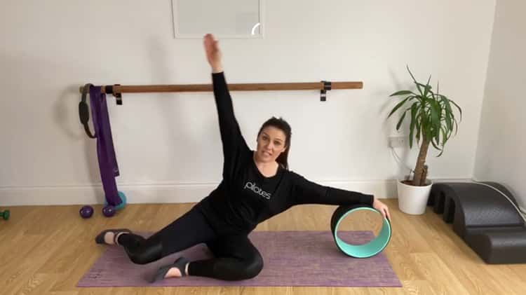 Using the Pilates Wheel with Sarah Norris on Vimeo