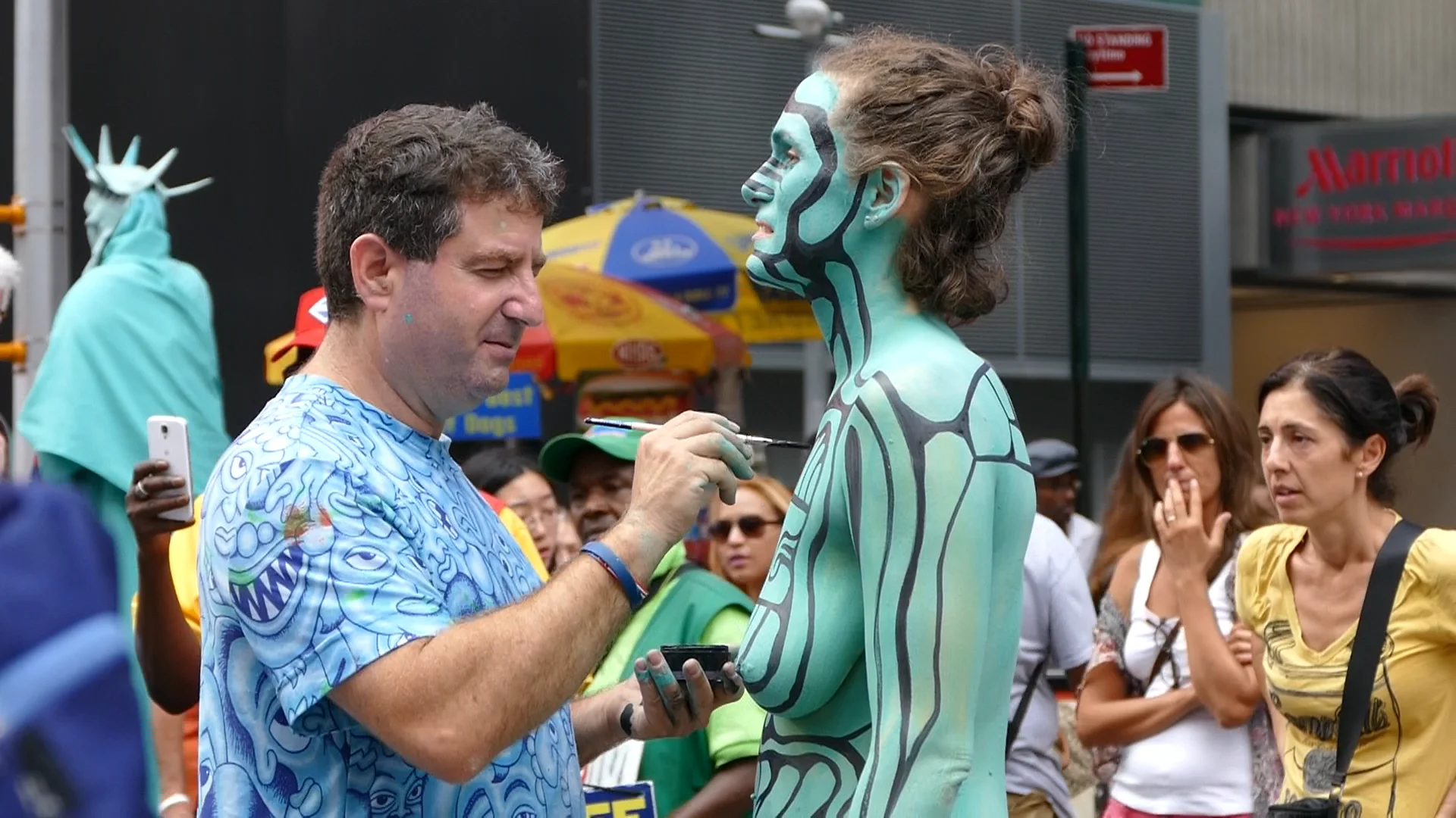 BODY PAINTING WITH ANDY 6