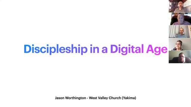 Discipleship in a Digital Age