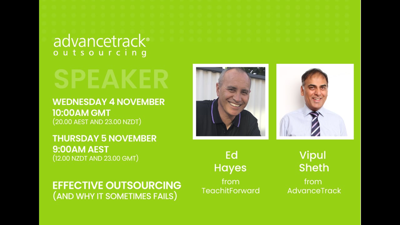 Effective Outsourcing (and why it sometimes fails!)