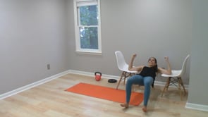 Chair Reverse Plank