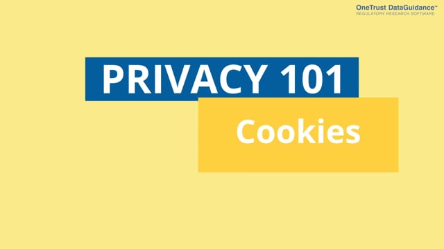 Privacy 101 - Cookies