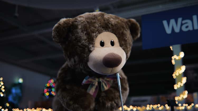 Walmart teddy online bear commercial