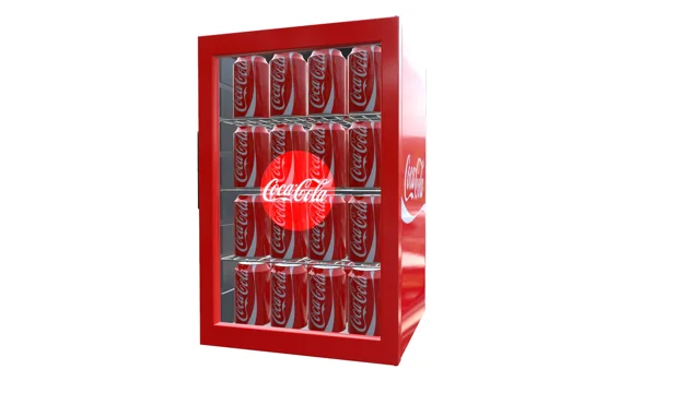 Mini Fridge Coca-Cola 3D Model by murtazaboyraz